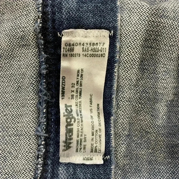 Vtg Wrangler Denim  Jeans 38x32 - Picture 8 of 10